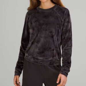 Lululemon athletica Black Velvet Sweatshirt size M/L
